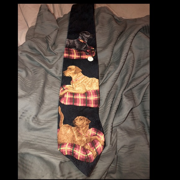 Other - Labs Dogs 100 % Silk men’s tie